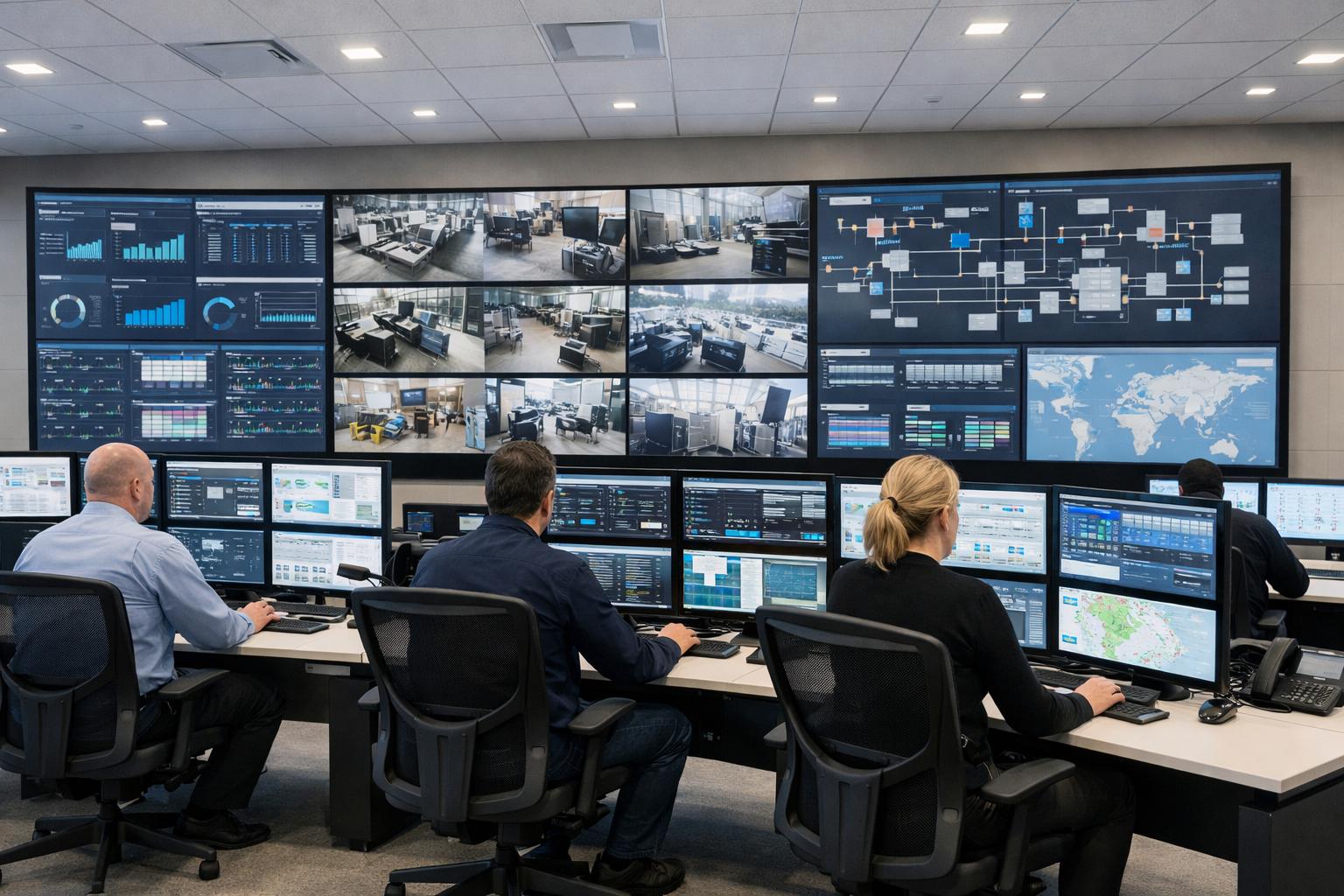 Déploiement d'un système de vidéosurveillance IP multi-sites